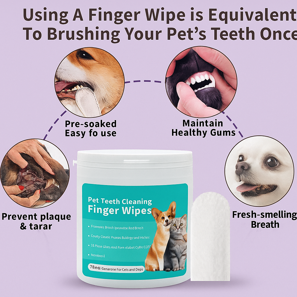 Pet Teeth Cleaning Wipes