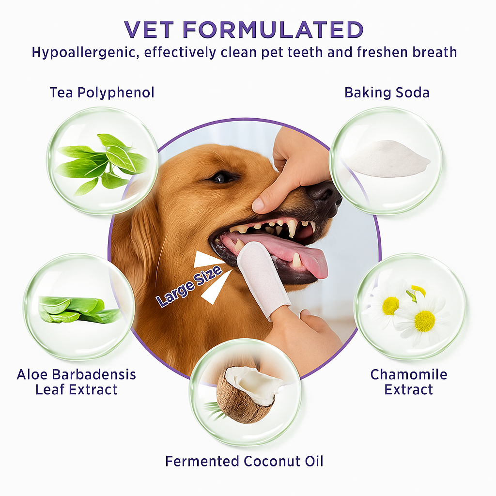 Pet Teeth Cleaning Wipes