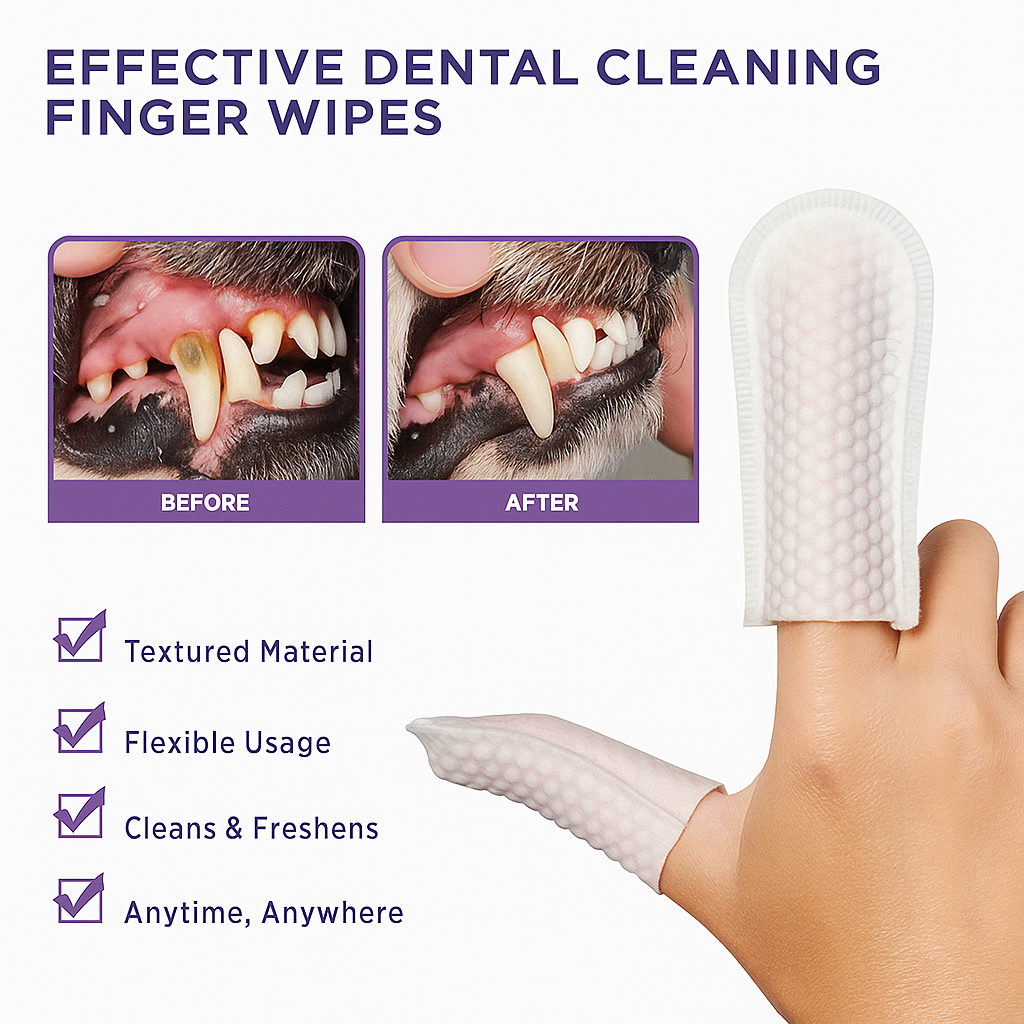 Pet Teeth Cleaning Wipes